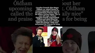 Princess Anne Chats with Canadian Medalist at Winter Olympics #MeganOldham #PrincessAnne
