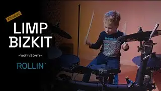 Limp Bizkit - Rollin` | 7-летний барабанщик | Vadim VS Drums