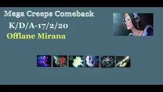 Mirana's Epic MEGA Creeps Comeback: Turning the Tide Against All Odds !