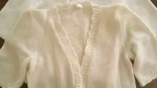 Bolero Jacke f&uuml;r die Braut in wei&szlig; und ivory