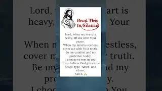 Read This In Silence 🙏 God Gives True Peace #prayer #faith #jesus