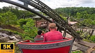 FireChaser Express POV 5K Back Row Gerstlauer Multi-Launch Family Coaster Dollywood, TN