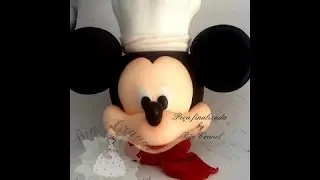 Mickey Cozinheiro Porta Bolacha  modelado por Bia Cravol