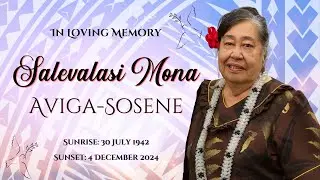 Family Service for Salevalasi Mona Aviga-Sosene