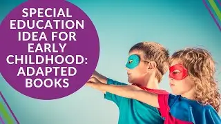 Speech Therapy and adapted books