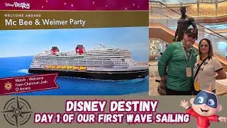Destiny Cruise Day 1 of Our Fist Wave Sailing