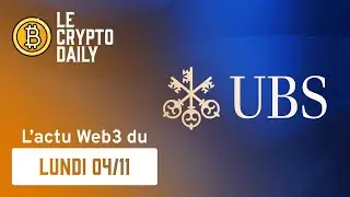 📊 - UBS lance un fonds tokenis&eacute; sur Ethereum ! - 04/11/2024