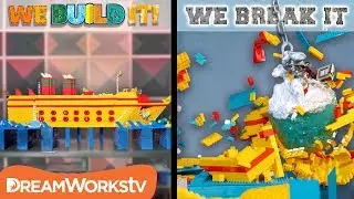 Swinging Iceberg Wrecking Ball | WE BUILD IT WE BREAK IT