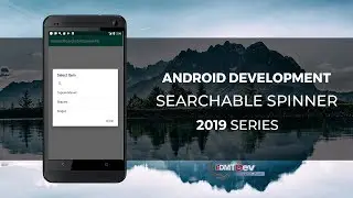 Android Development Tutorial  - Searchable Spinner with Firebase