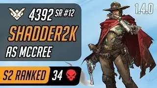 Shadder2k as McCree & Genji in Route 66 [Season 2 - Grand Master - 34 eliminations - Top 5