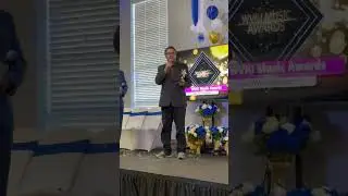 Tom Taylor - Accepting the 2024 WVIU Music Award for 
