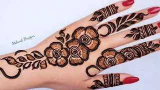 Mahadir dijain | Mahdi ka dizain | मेहंदी का डिेज़ाइन |Mehndi design arabic style | Mehndi designs 