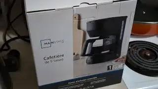MAINSTAYS 5 Cups Coffee Maker Unboxing ☕