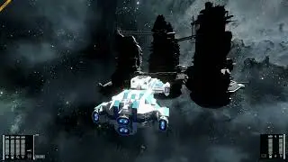 ALIEN Sevastapol Station vs Light Space Cruiser CRASH and BOARDED Space Engineers 2