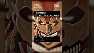 Armor Titan vs Mindless Titans🥶☠️👀 #attackontitan #shingekinokyojin #fpyシ #kny #anime
