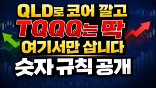 QLD로 코어 깔고 TQQQ는 딱 여기서만 삽니다. 숫자 규칙 공개 | QLD TQQQ 장기투자