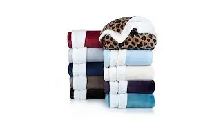 Soft   Cozy Plush Reversible Sherpa Blanket
