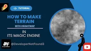 How To Make Terrain | With HeightMap | In It's Magic Engine | #tutorial #itsmagicgameengine #terrain