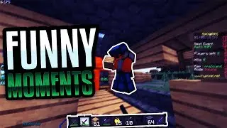 SKYWARS FUNNY MOMENTS w/ iGapl, MichealPlayz, and Debnuh