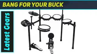 The Ultimate Full Mesh Electric Drum Set: Digital Jazz Perfection!