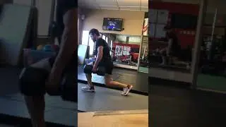 Reverse lunge 75s x 8each leg
