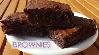 Brownies de chocolate - Paso a paso - Caseros y jugosos