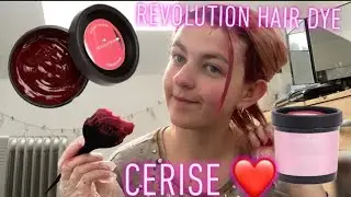 Dying my hair Magenta with revolutions Cerise ❤️💗