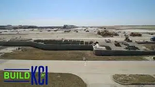 Kansas City International Airport New Terminal April - May 2022 Paving Time-Lapse Video