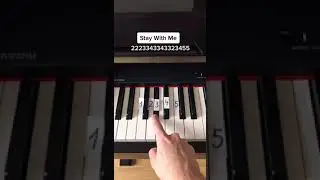 #musikhits Muki Matsubara - STAY WITH ME ( PIANO TUTORIAL )