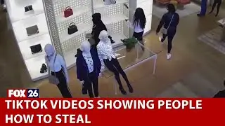 TikTok videos showing people how to steal