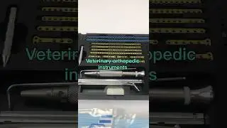 Veterinary orthopedic instruments for titanium locking plates and screws #dogsurgery