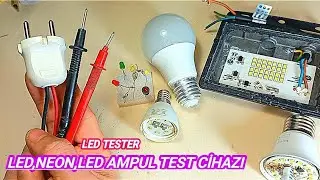 Led Tester Led.Neon.LedAmpul Test Kablosu-Cihazı