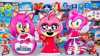 Sonic the Hedgehog toy collection unboxing 🌀 Three Model Amy Rose