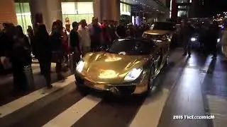 Gold Cars in Dubai - Dubai Cars show - Arabian - Auf Remix