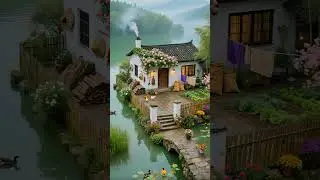 Simple and peaceful life - Rural life #countryside #rural #village #simplelife #relaxing #garden