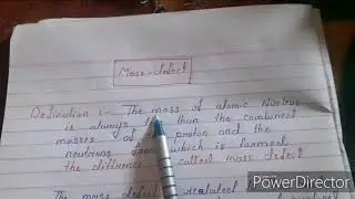 Mass defects and binding energy (nuclear chemistry) inorganic chemistry