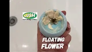 Lush 'Floating Flower' Spring 2019 bath bomv demo