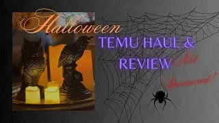 TEMU Halloween Haul! Plus 100% HONEST Review (NOT Sponsored)!!!