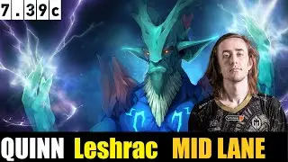 🤯 QUINN [Leshrac] MID 7.39C - DOTA 2 HIGHEST MMR MATCH#dota2  #dota2gameplay