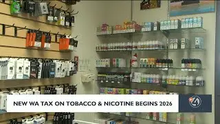 New Washington tax on tobacco and nicotine begins in 2026