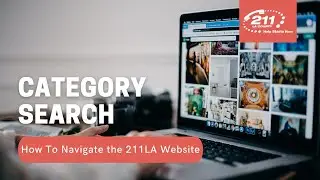 Navigating The 211LA Website: Category Search