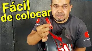 Como trocar botão do automático  capacete san marino