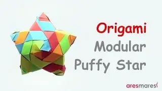 Origami Modular Puffy Star (easy - modular)