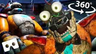 360&deg; VR SECURITY BREACH Freddy's Parts and Service JUMPSCARES FNAF