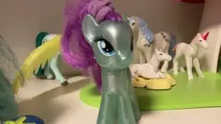 Die Ponys suchen Steine im Zauberwald