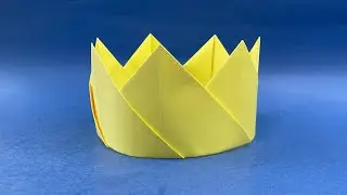 Kroon Vouwen | Hoe je een koningskroon van papier vouwt | Origamikroon