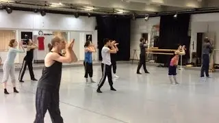 Probenvideo von RECORTES aus dem Ballettsaal