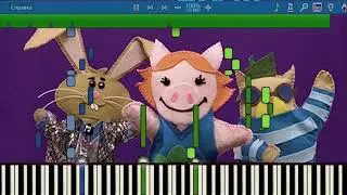 The Sprout Sharing Show Theme PIANO TUTORIAL FREE + MIDI