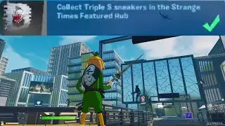 Collect Triple S Sneakers in the Strange Times Featured Hub - Fortnite