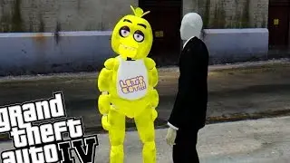 FIVE NIGHTS AT FREDDY'S CHICA VS SLENDER MAN - EPIC FIGHT